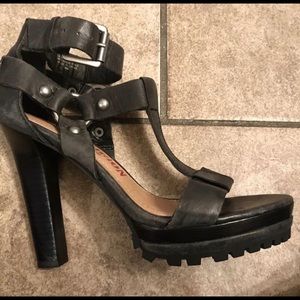Black True Religion Heels