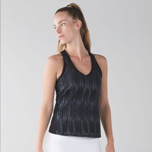 Lululemon Ace Black Multi Tank