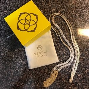 Kendra Scott Arlo Lariat Necklace in Rose Gold