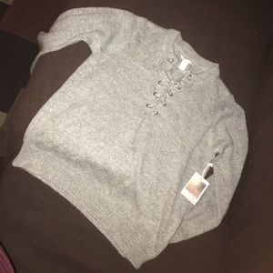 Crisscross sweater
