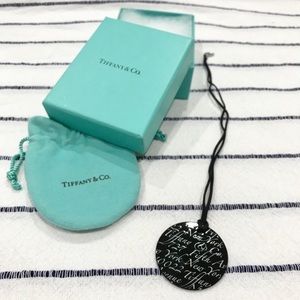 Tiffany Co. Black Bone Fifth Ave. NY Necklace