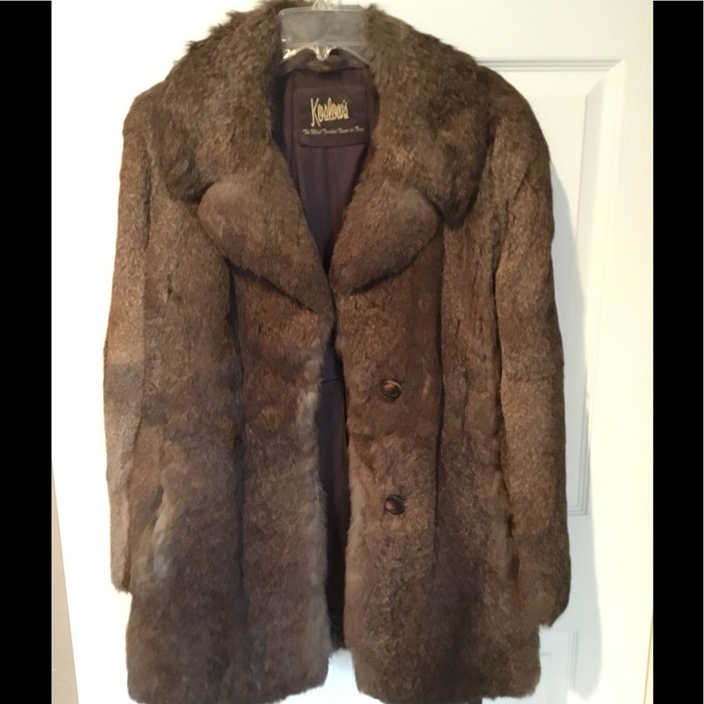 KOSLOW'S MINK COAT WITH BELT