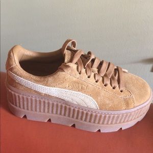 Puma x Fenty cleated creeper suede golden brown