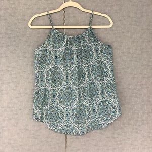 Medallion printed tank top