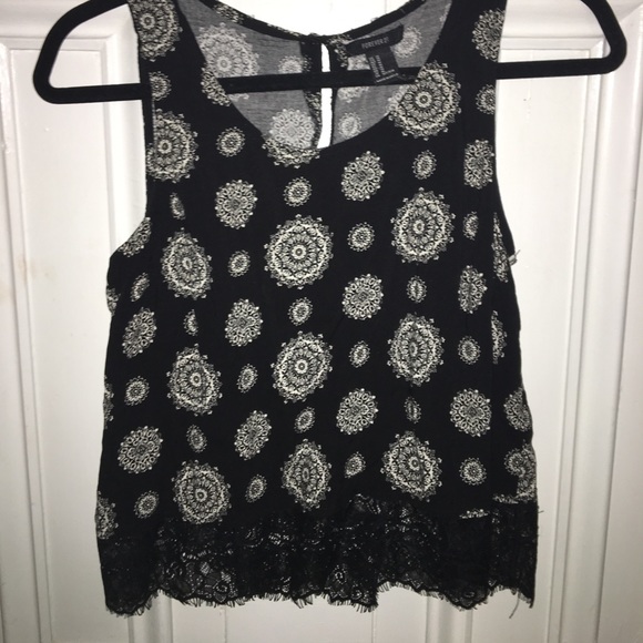 Forever 21 Black Tank Top - Picture 1 of 4