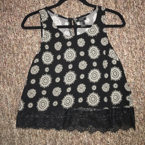 Forever 21 Black Tank Top - Picture 3 of 4