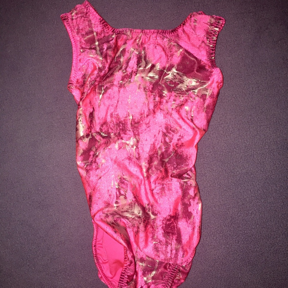 Foxy Pink and Gold Leotard!!!