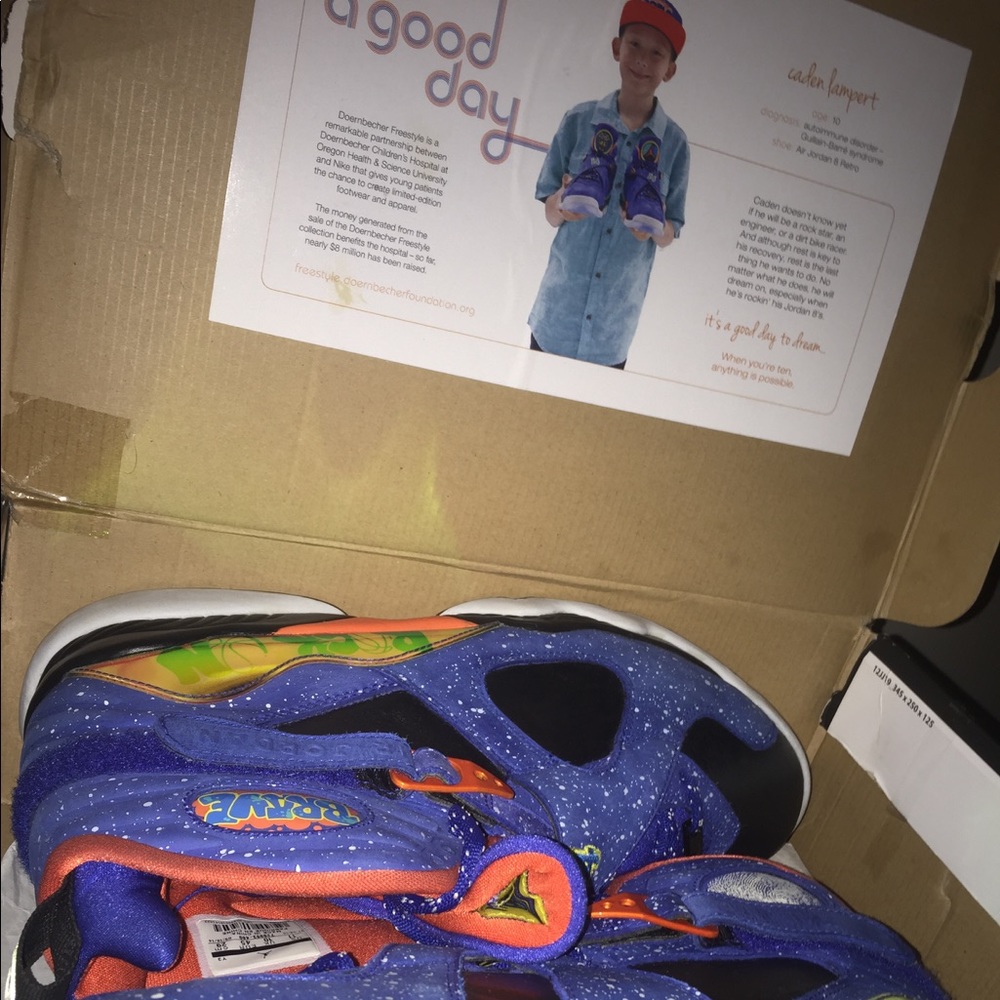 Jordan 8 Doernbecher Custom