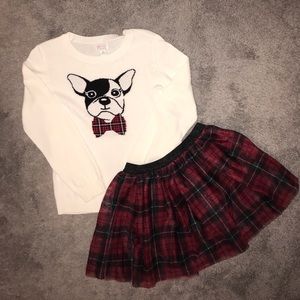 Children’s Place Sweater and Skirt set size 10/12