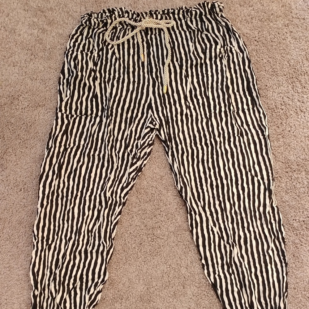 Vertical Stripe Pants
