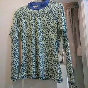NWT: Lg J. Crew Floral Long Sleeve Swim Shirt