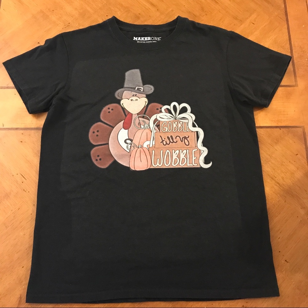 Gobble till you Wobble Women's TShirt Large