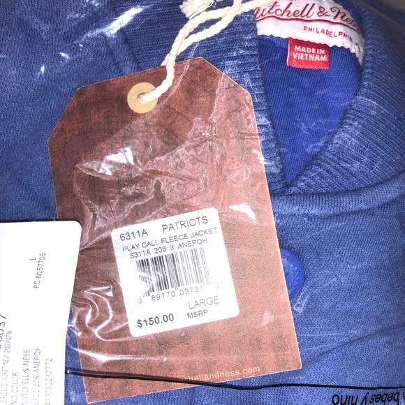 Mitchell & Ness NE Patriots throwback jacket retro - Picture 3 of 7