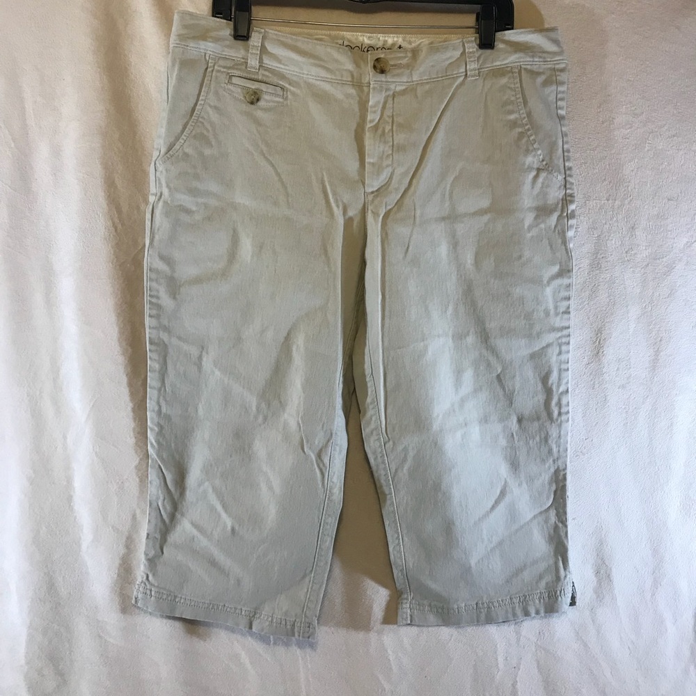Dockers Casual to Career Dress Capris Tan Size 14