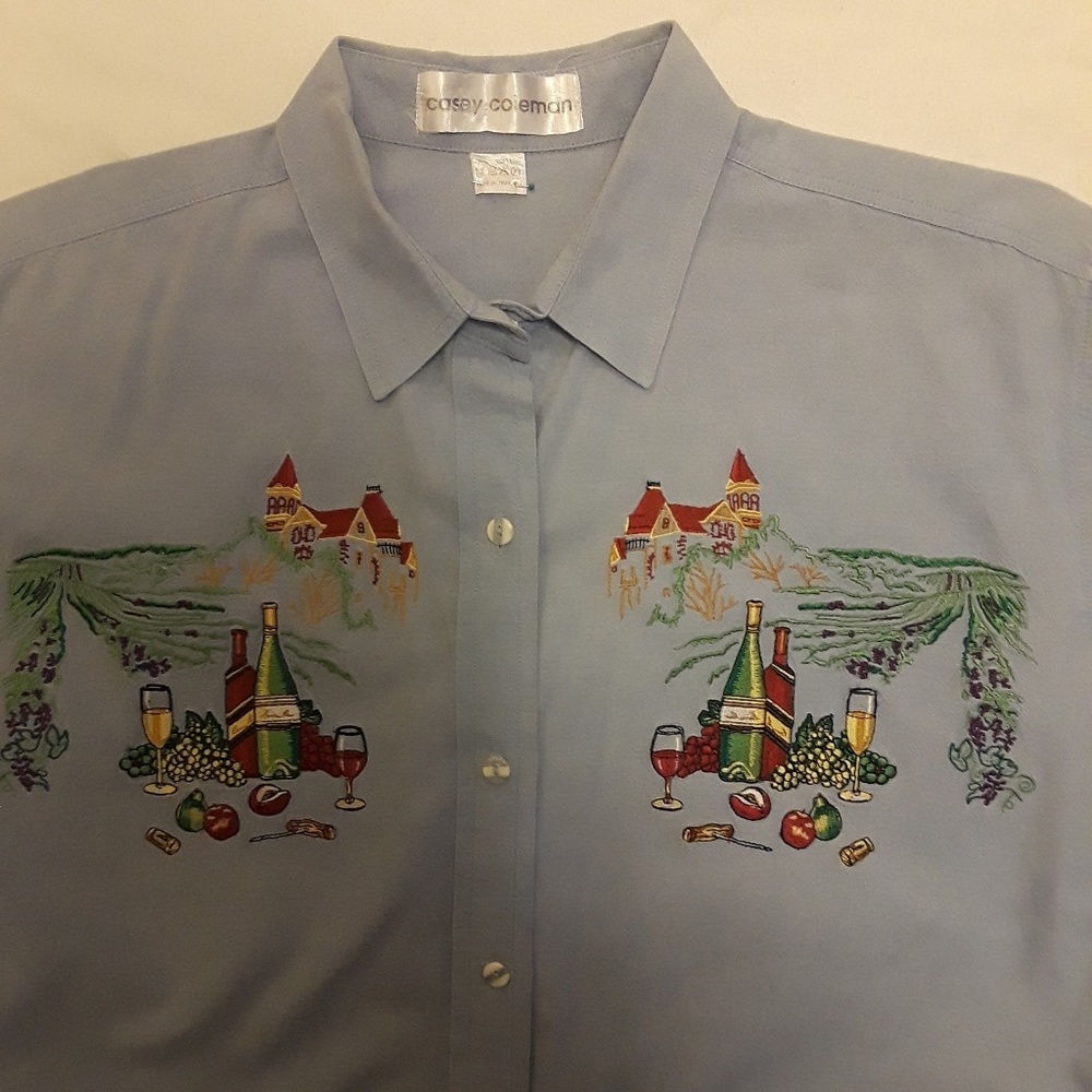 Casey Coleman Winery shirt.