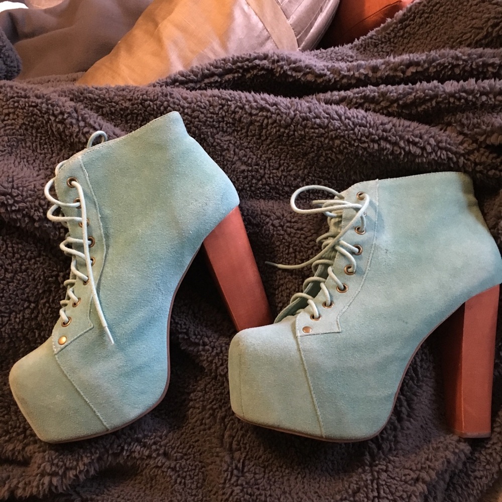 Jeffrey Campbell turquoise Lita