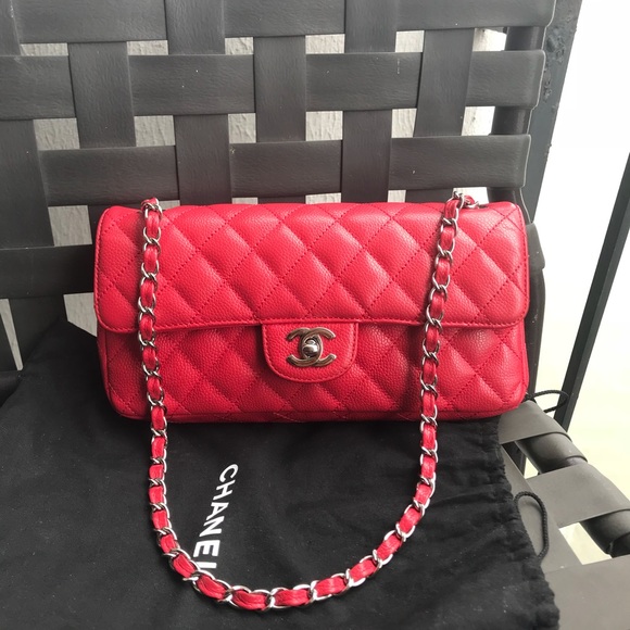 ⛔️🚫SOLD⛔️Chanel caviar single flap east west bag - Picture 2 of 8