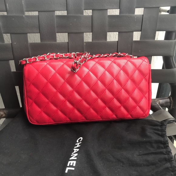 ⛔️🚫SOLD⛔️Chanel caviar single flap east west bag - Picture 4 of 8