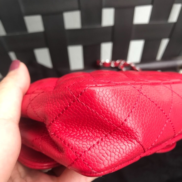 ⛔️🚫SOLD⛔️Chanel caviar single flap east west bag - Picture 5 of 8