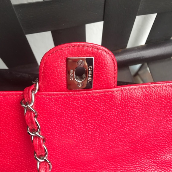 ⛔️🚫SOLD⛔️Chanel caviar single flap east west bag - Picture 7 of 8