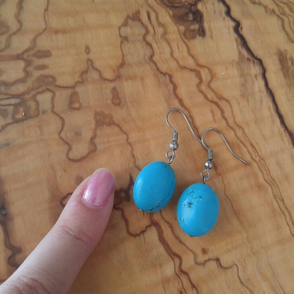 ⚜️ Real vintage turquoise earrings - Picture 5 of 9