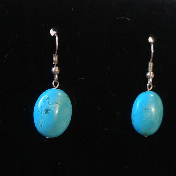 ⚜️ Real vintage turquoise earrings - Picture 6 of 9