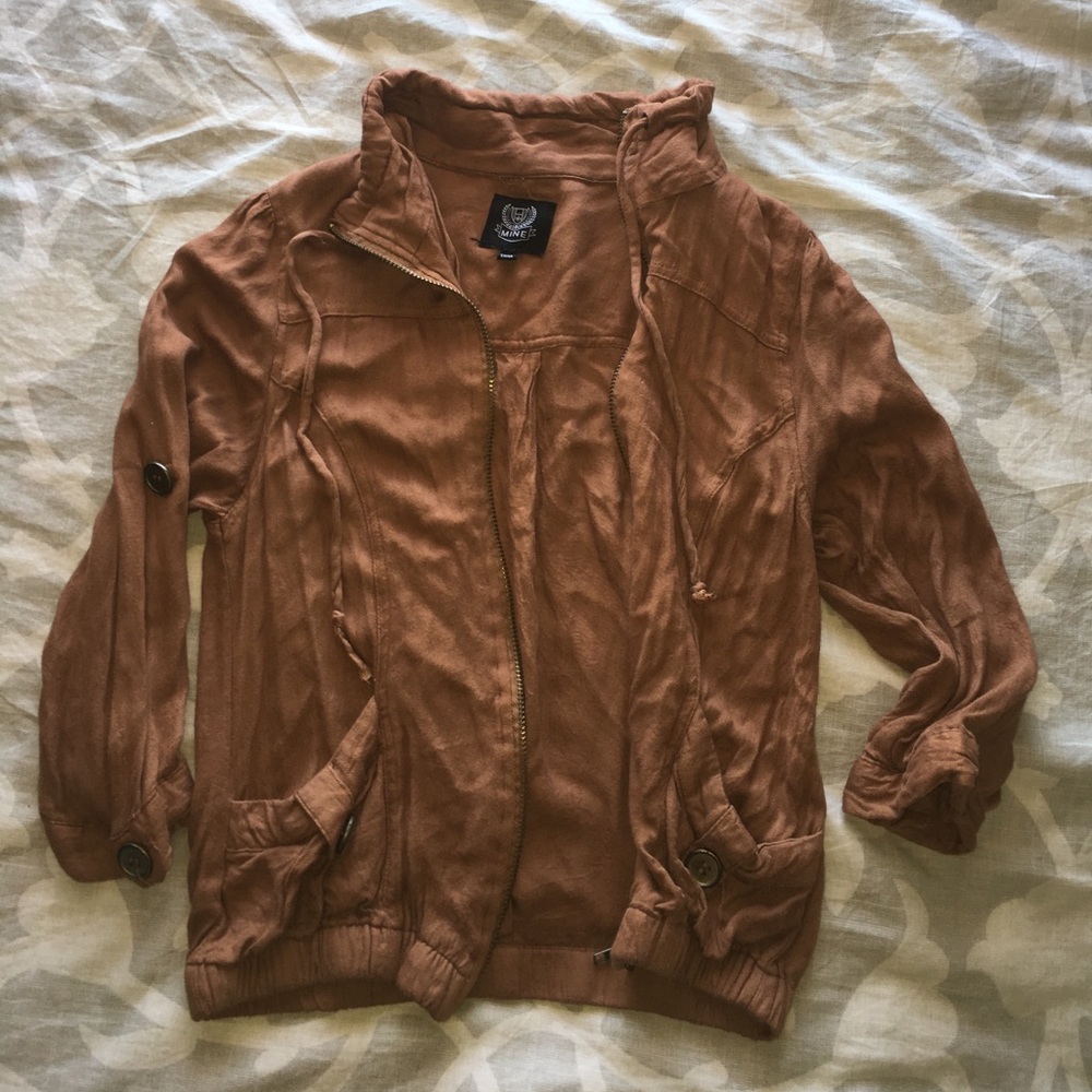 Crop Zip Up Sweater