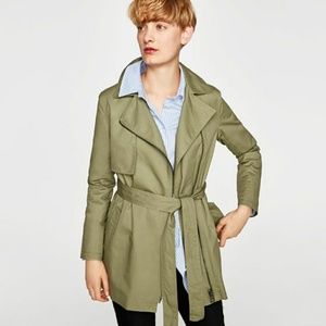 Zara Water Repellent Trench Coat