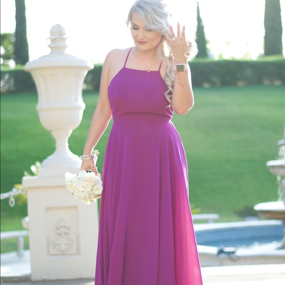 Magenta Long Dress