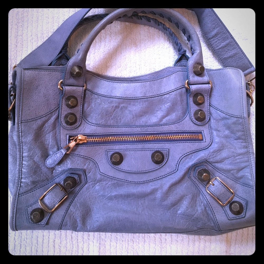 Balenciaga Nuage / Periwinkle Rose Gold HW City