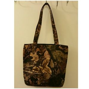 ❣️️ NEW BROWN CAMO FABRIC TOTE
