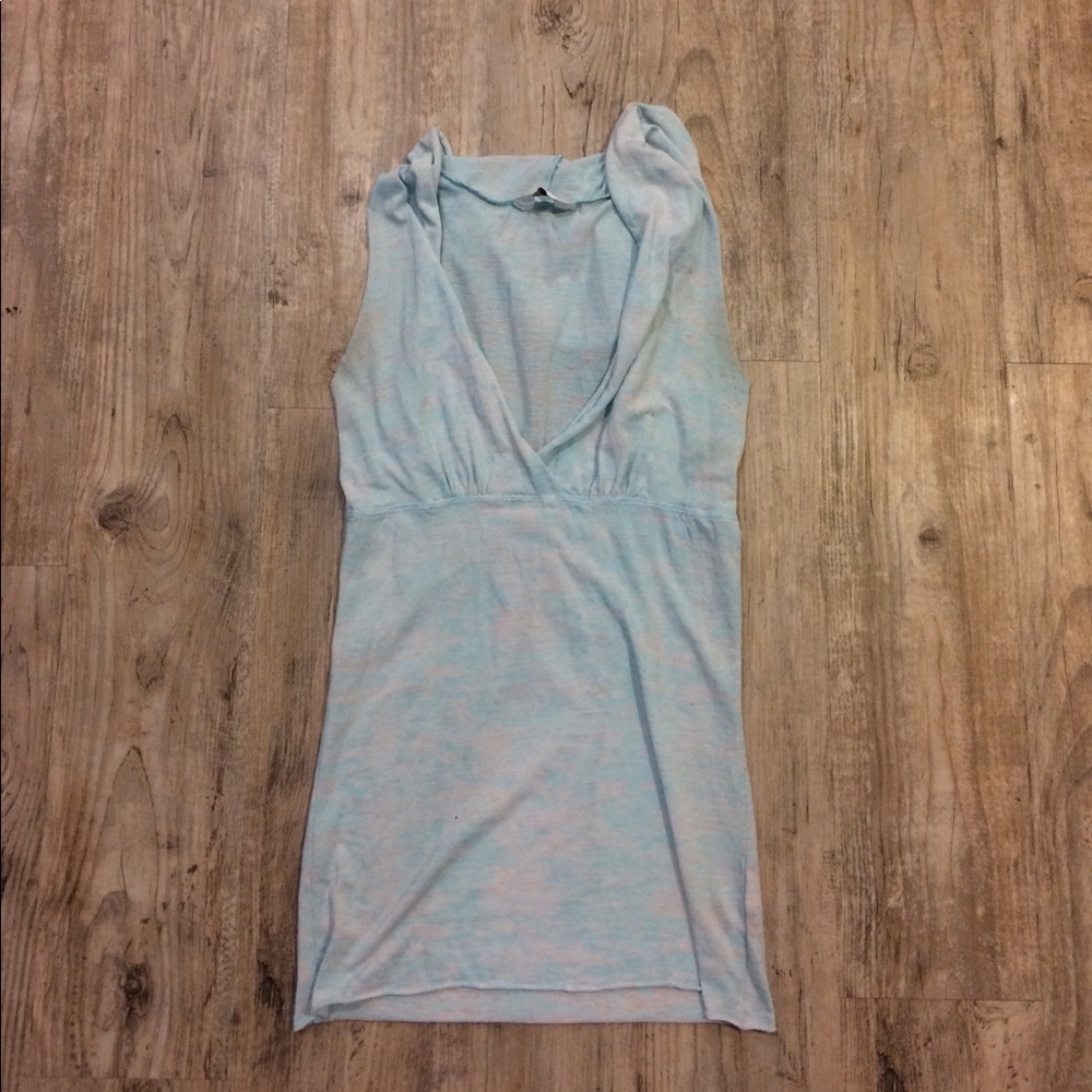 Hard Tail sleeveless hoodie.