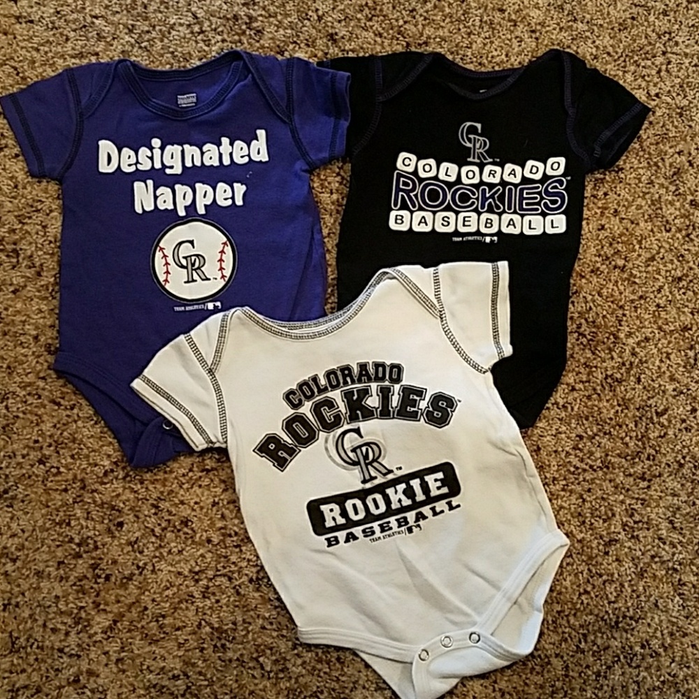 Colorado Rockies onesies