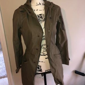 Hooded bdg utility jacket