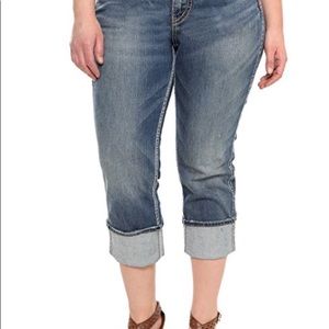 Silver Jeans Frances Capri size 22