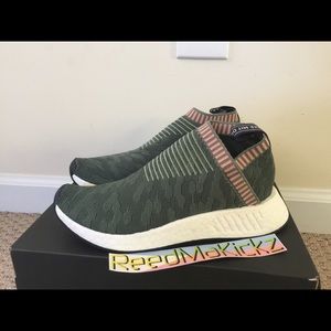 adidas gazelle silver green womens adidas Pink Naked X Kith Nmd Cs2 Primeknit Maroon Trainers UK 4 EU 37 