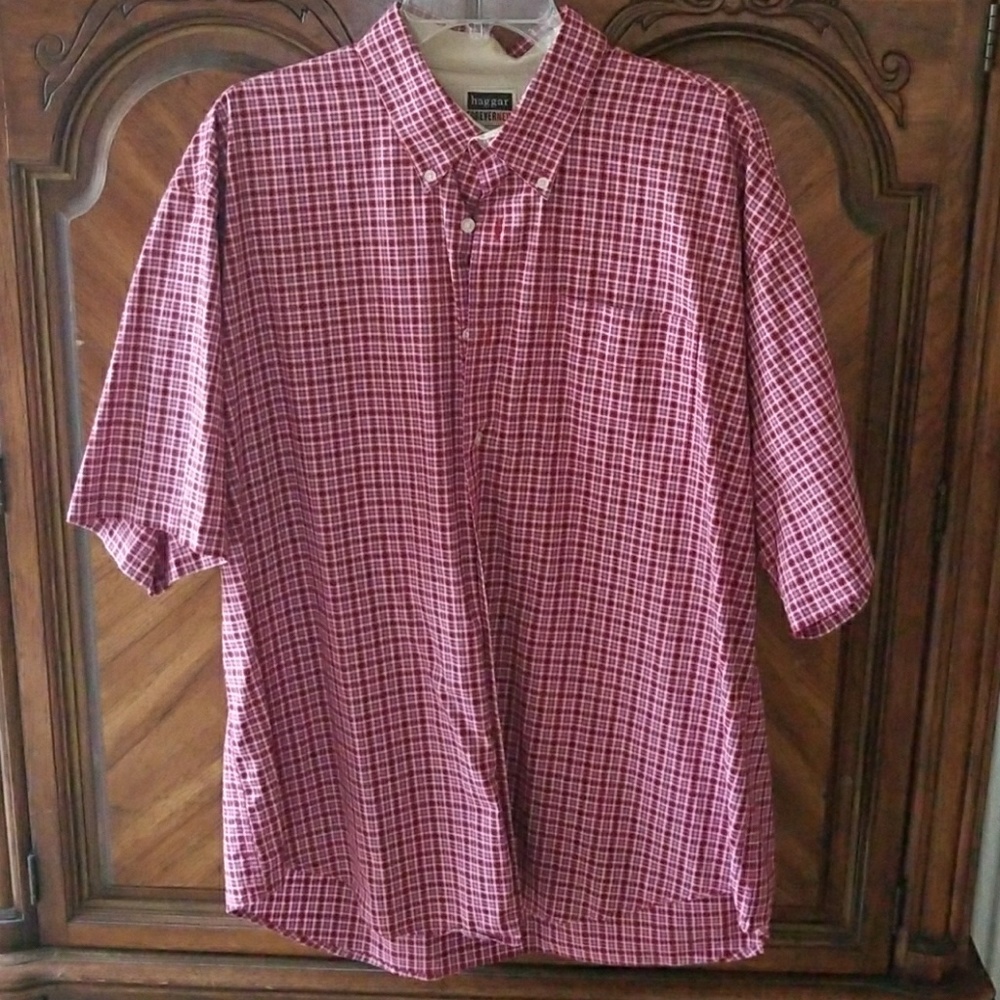 XL Haggar short sleeve dress shirt