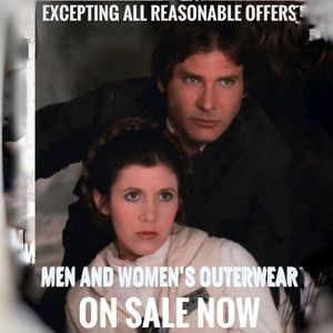 Men and women’s outerwear on sale now!