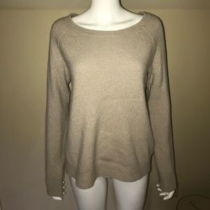 T by Alexander Wang Beige Angora Wool Sweater sz M
