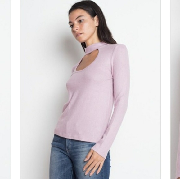 💖LILAC CHOKER SHIRTS - Picture 4 of 4