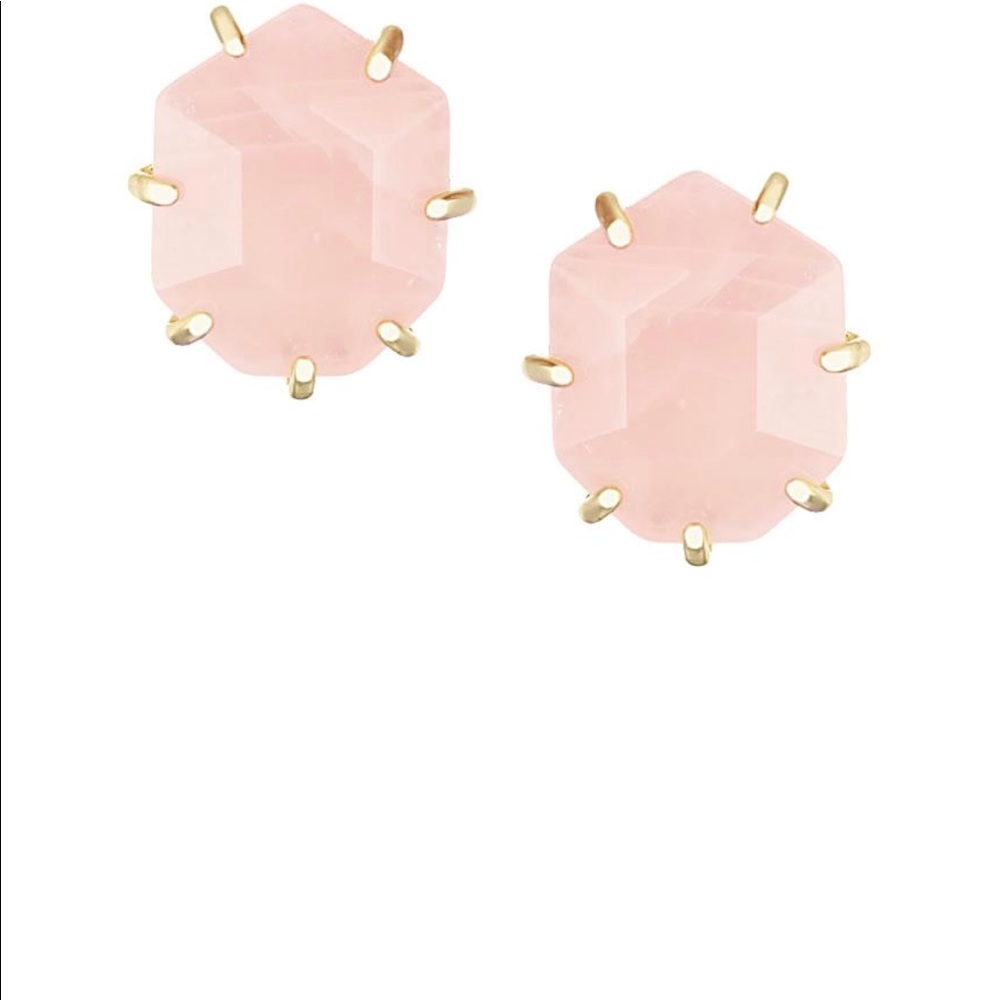 ISO Morgan Rose Quartz earrings