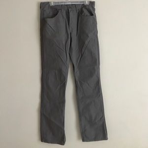 Grey straight jeans