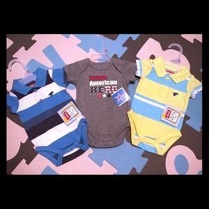 3  brand new onesie bundle size newborn