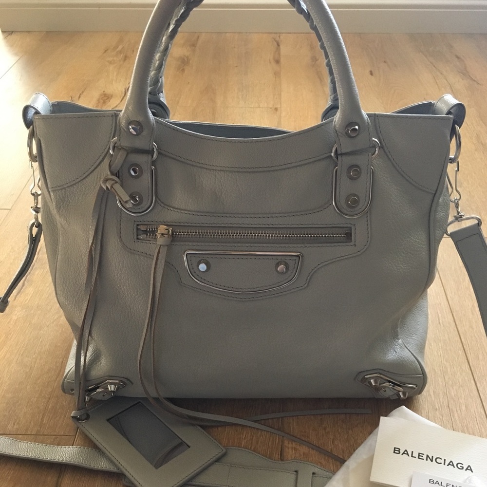 SOLD! Balenciaga metallic edge velo