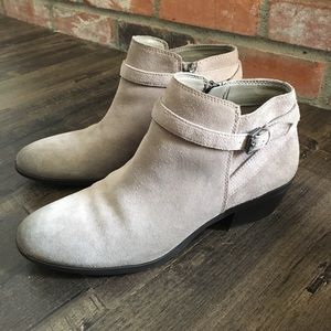 Light gray suede Sam Edelman booties Size 8.5