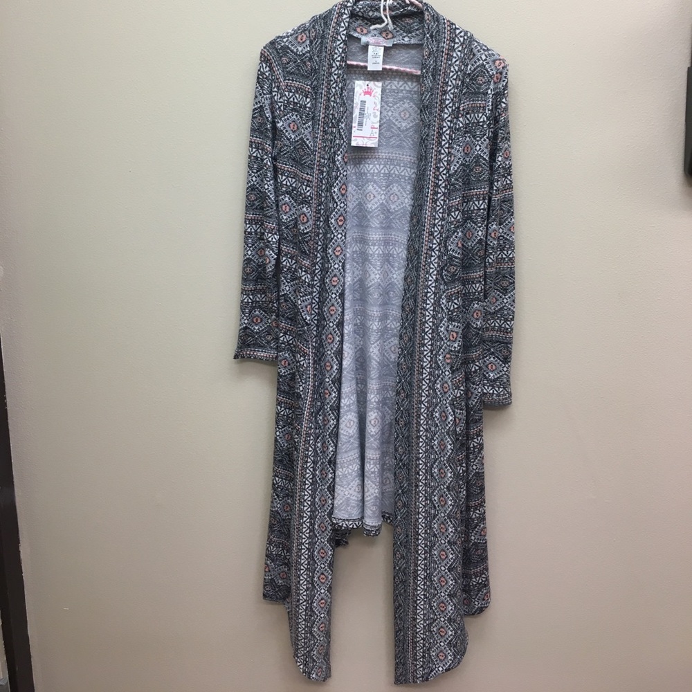 Open duster/long cardigan