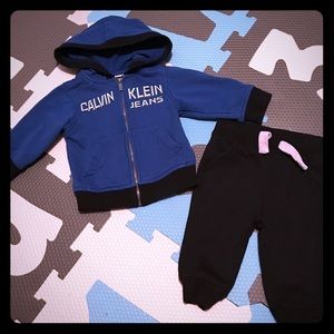 Calvin brand sweatsuit size 6 months
