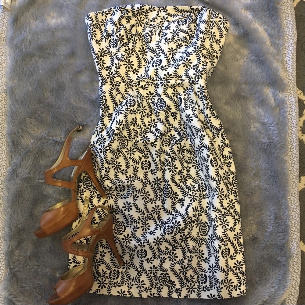 JCREW Strapless Dress EUC Make an offer! - Picture 1 of 6