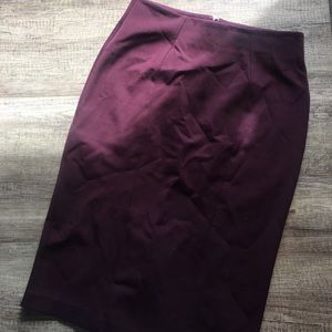 • Burgundy Skirt •