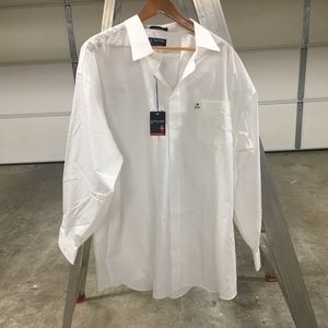 Stafford white long sleeve BIG 20 mens